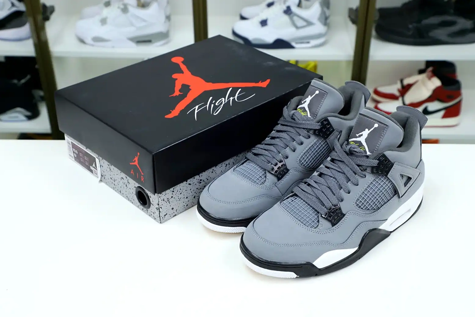 Kimikick AIR 'COOL RETRO 4 2019 JORDAN GREY' 0525